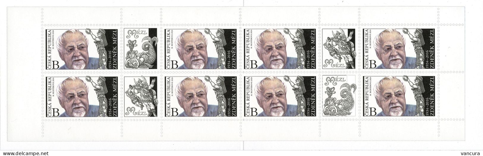 Booklet 1239 Czech Republic Traditions Of The Stamp Design - Zdenek Mezl - Grabados