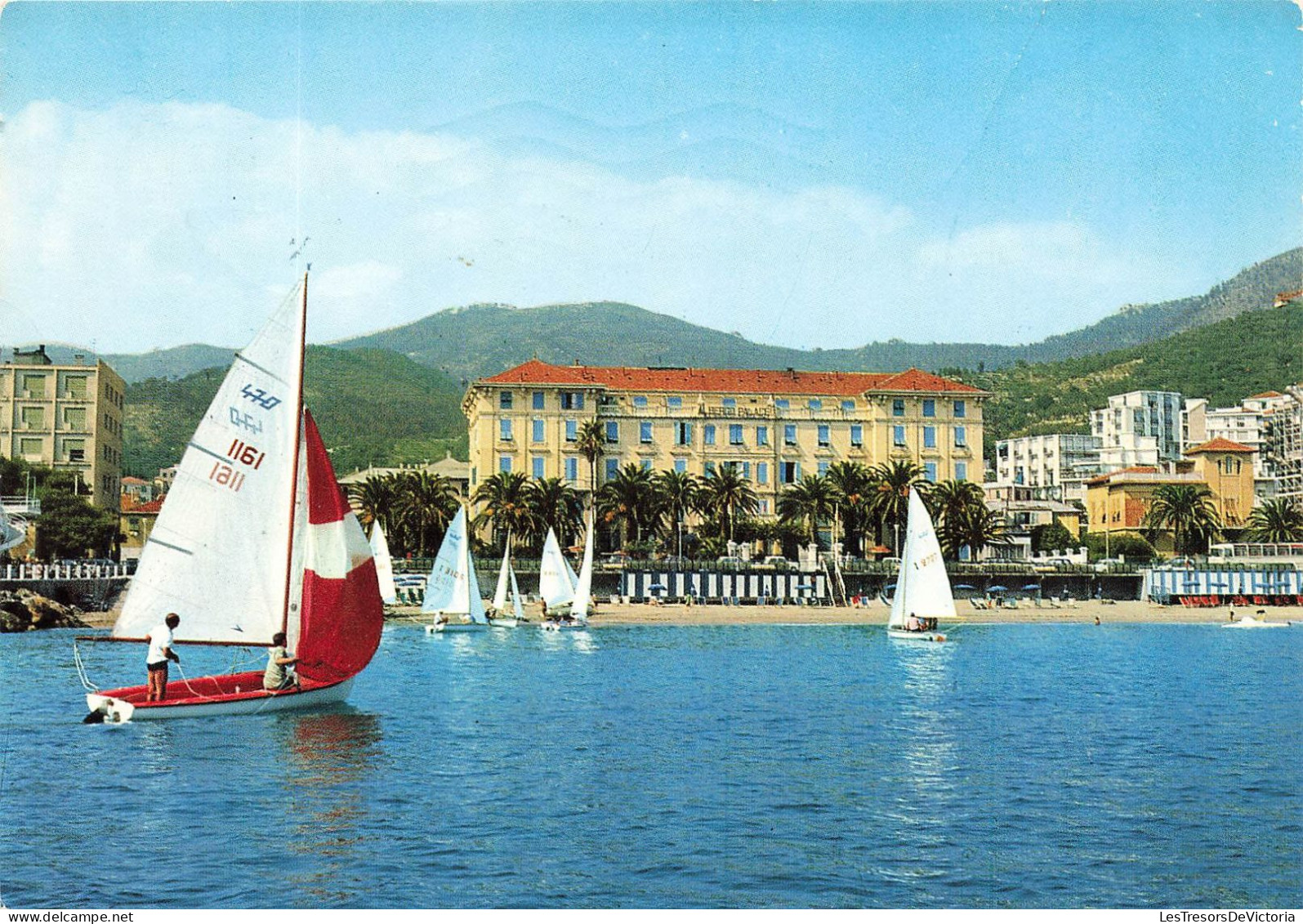 ITALIE - Spotorno - Vu De La Mer - Hôtel Palace - Carte Postale - Savona