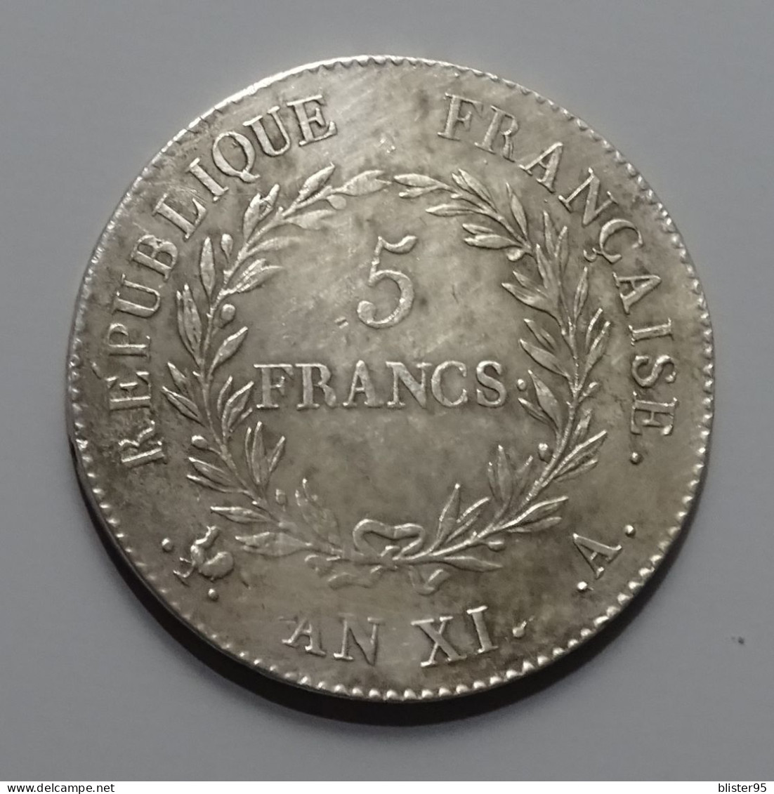 Magnifique 5 Francs An XI A (1803) Bonaparte Premier Consul Etat Ttb A Superbe - 5 Francs
