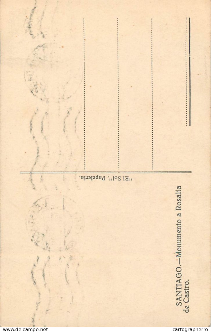 Santiago Monumento A Rosalia De Castro - Santiago De Compostela