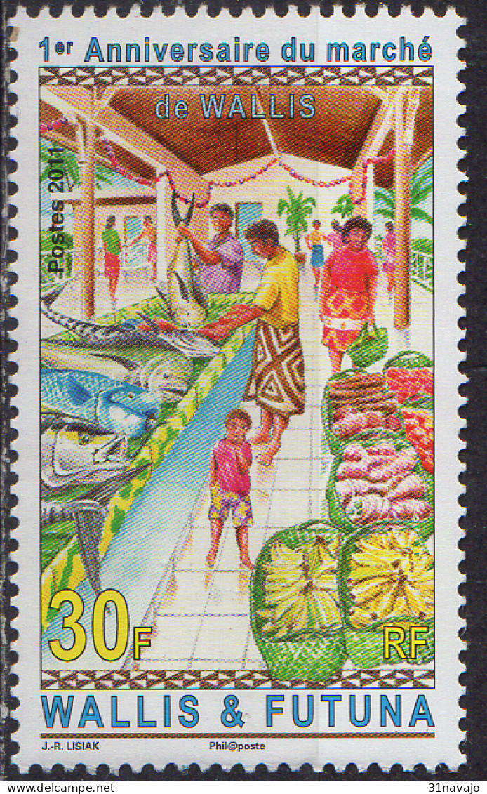 WALLIS ET FUTUNA - 1er Anniversaire Du Marché De Wallis - Unused Stamps