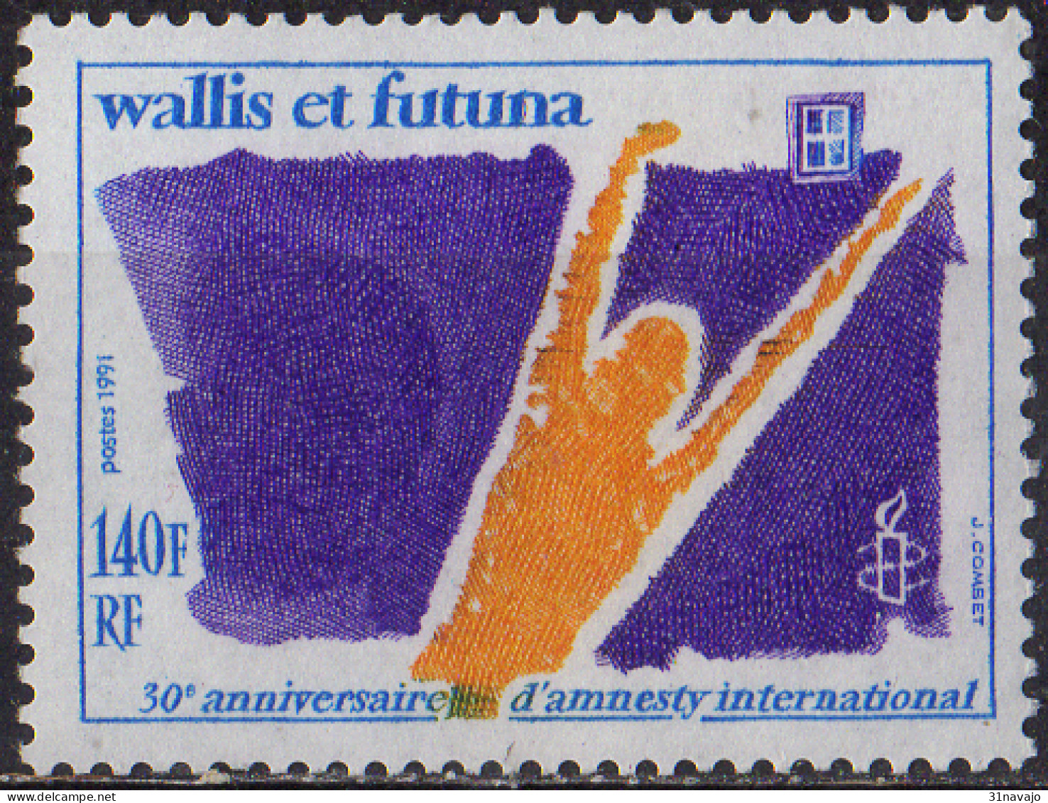 WALLIS ET FUTUNA - 30e Anniversaire D'Amnesty International - Unused Stamps