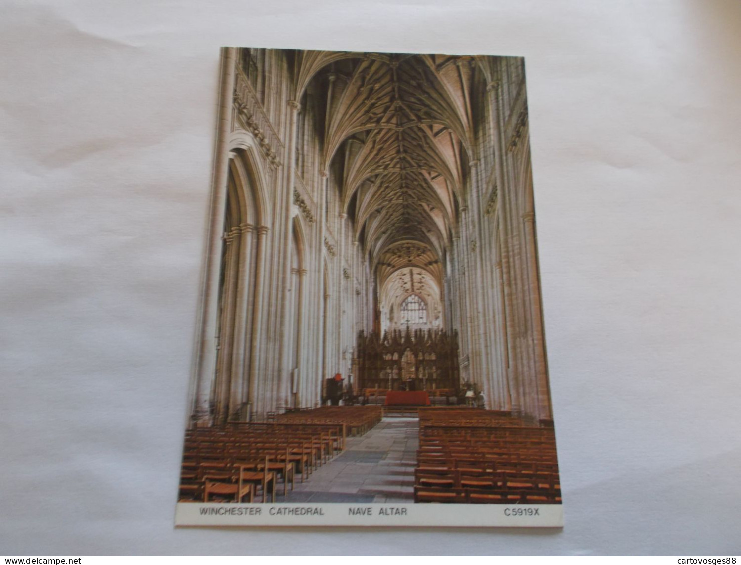 WINCHESTER CATHEDRAL  NAVE ALTAR ( ENGLAND ANGLETERRE ) L INTERIEUR DE LA CATHEDRALE - Winchester