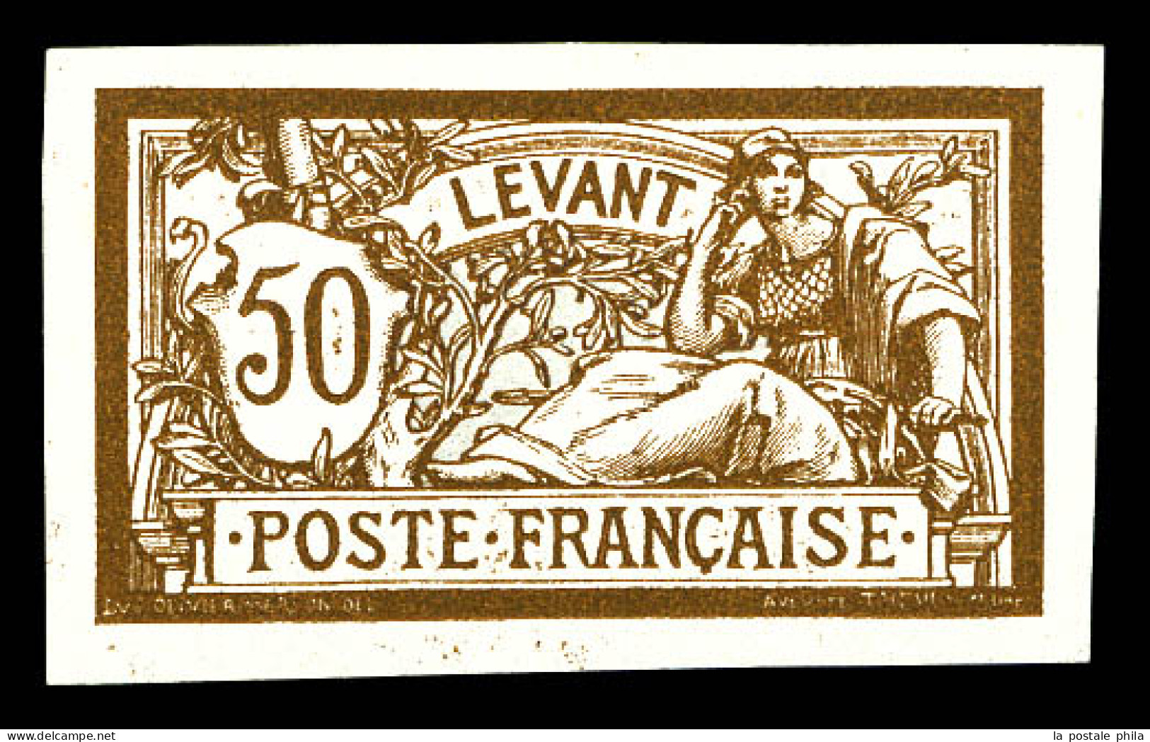 N°25a, 50c Brun Et Gris, Non Dentelé. TTB (certificat)  Qualité: (*)  Cote: 600 Euros - Unused Stamps