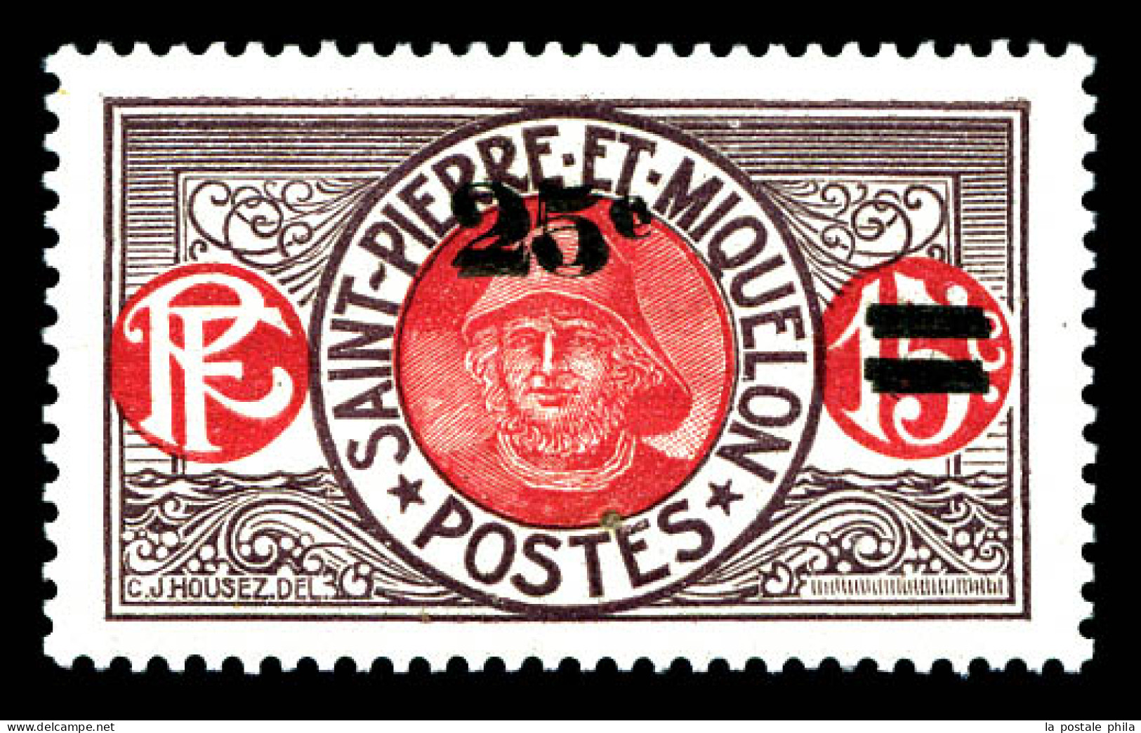 N°118a, 25c Sur 15c, Double Surcharge Bdf. TB  Qualité: *  Cote: 275 Euros - Unused Stamps