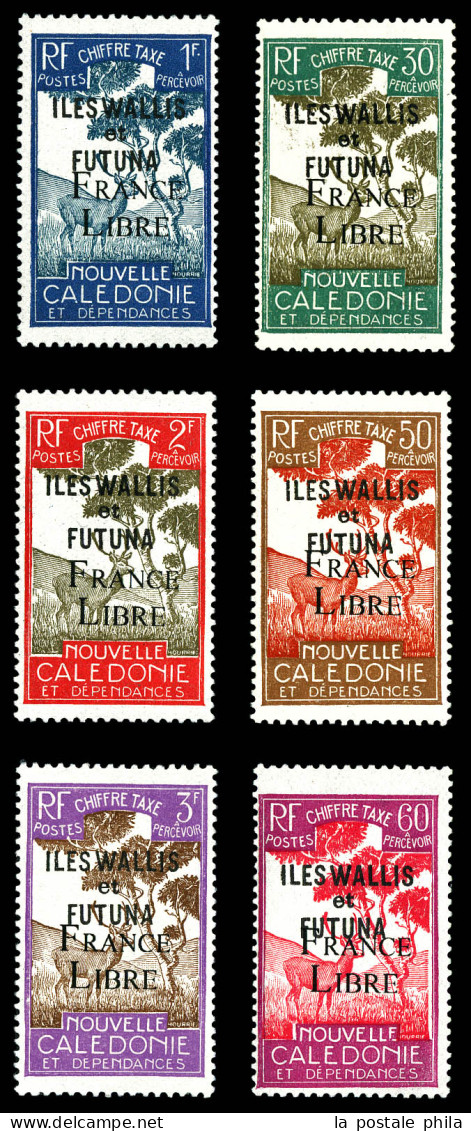 N°31/36, Les 6 Valeurs TB  Qualité: *  Cote: 330 Euros - Timbres-taxe