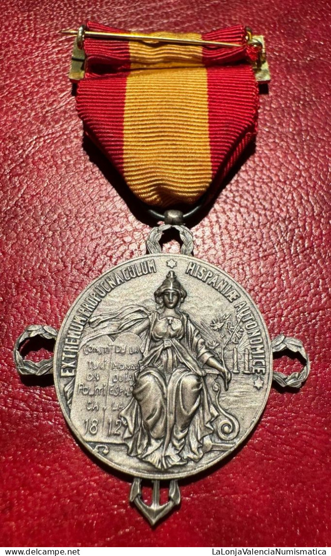España Medalla Alfonso XIII Centenario Constitución De Cadis 1912 PG 793a - Sonstige & Ohne Zuordnung