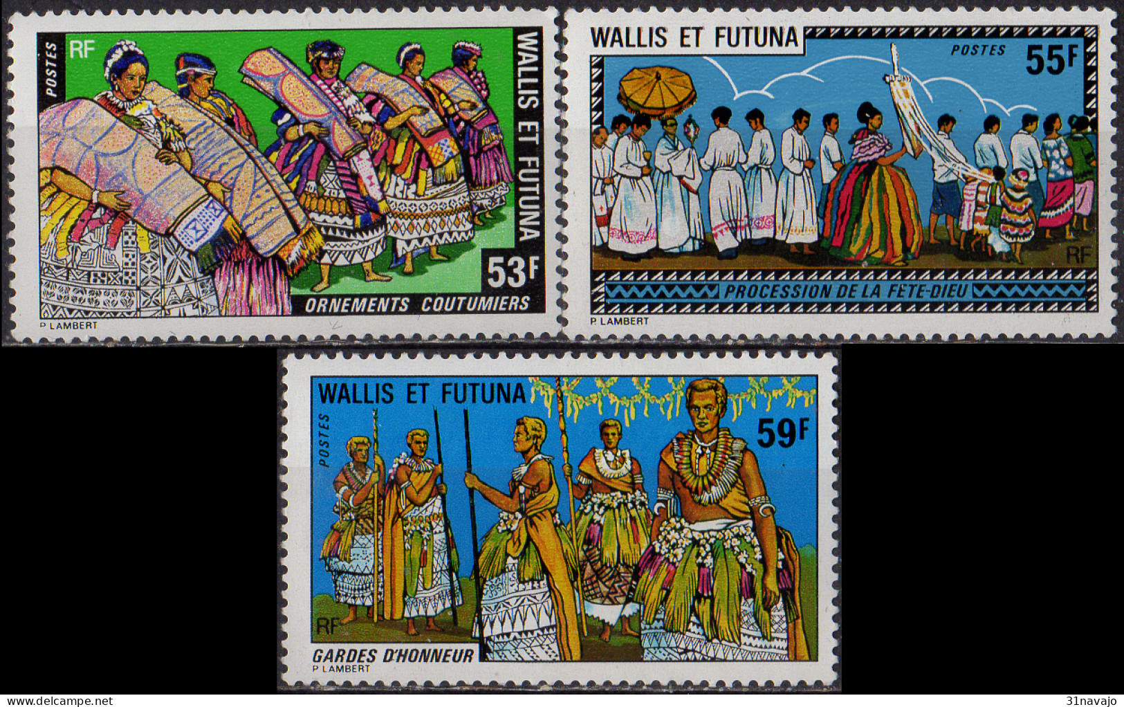 WALLIS ET FUTUNA - Coutumes Et Traditions - Unused Stamps