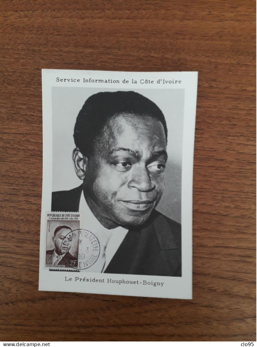 9 Cartes Maximum Présidents Africains - Sammlungen & Sammellose