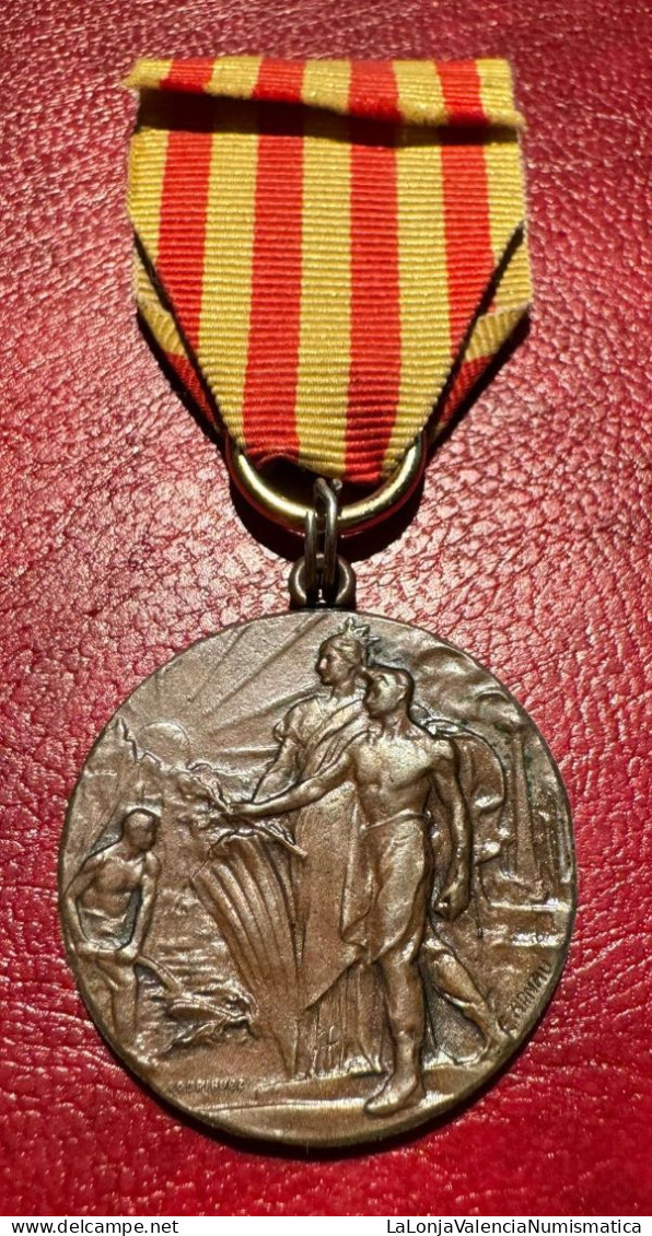 España Medalla Alfonso XIII Homenatge Solidaritat Catalana 1906 PG 807 - Other & Unclassified