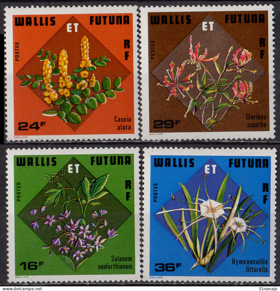 WALLIS ET FUTUNA - Fleurs 1978 - Nuevos