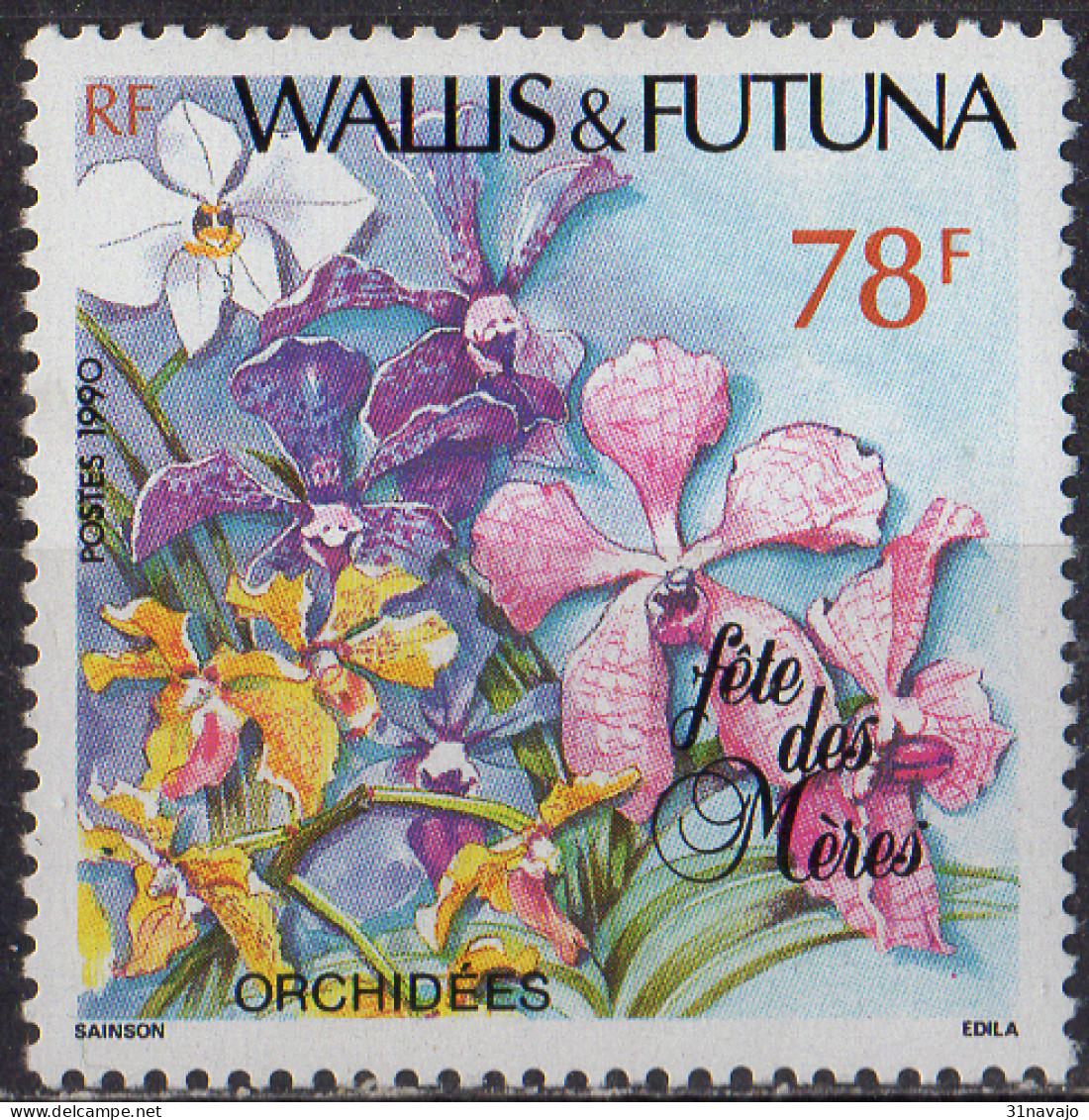 WALLIS ET FUTUNA - Fête Des Mères (orchidées) - Nuovi