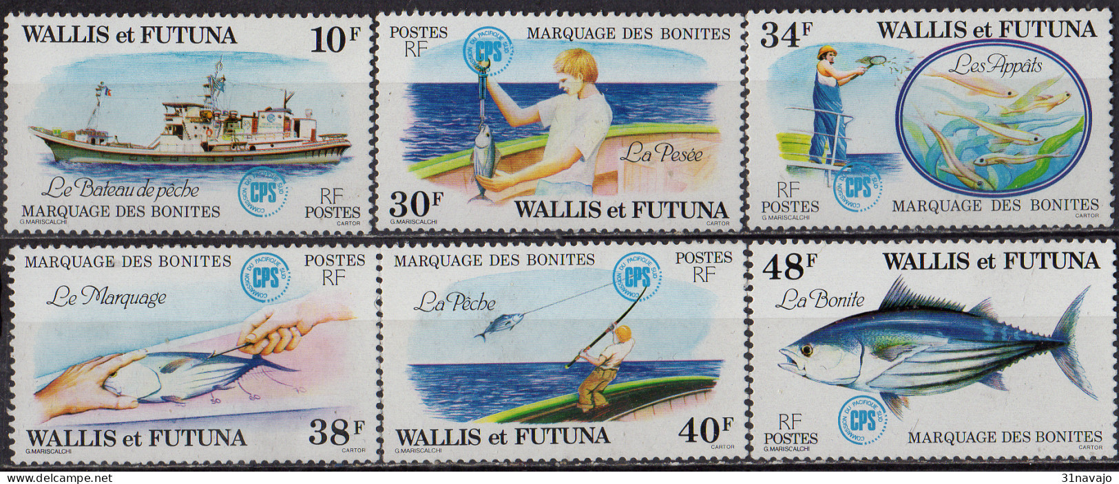 WALLIS ET FUTUNA - Marquage Des Bonites - Unused Stamps