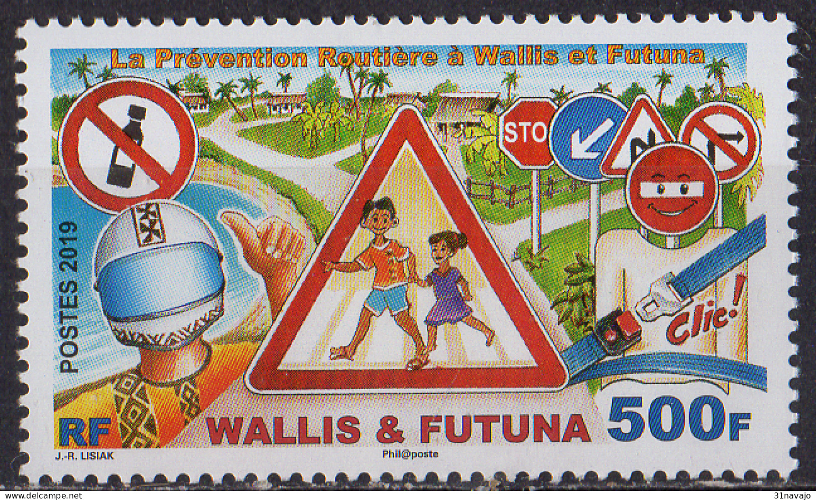 WALLIS ET FUTUNA - Prévention Routière - Unused Stamps