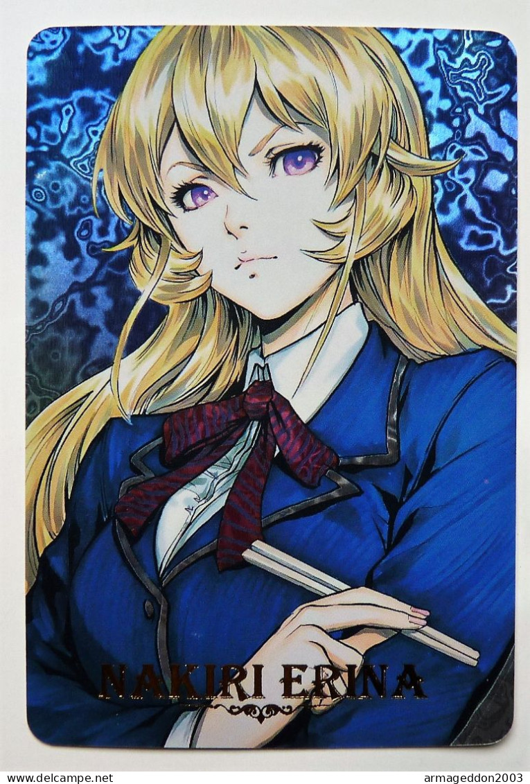 CARTE SEXY GIRL WAIFU BEAUTY MANGA MINT HOLO PRISM Erina Nakiri - Shokugeki No S - Marvel