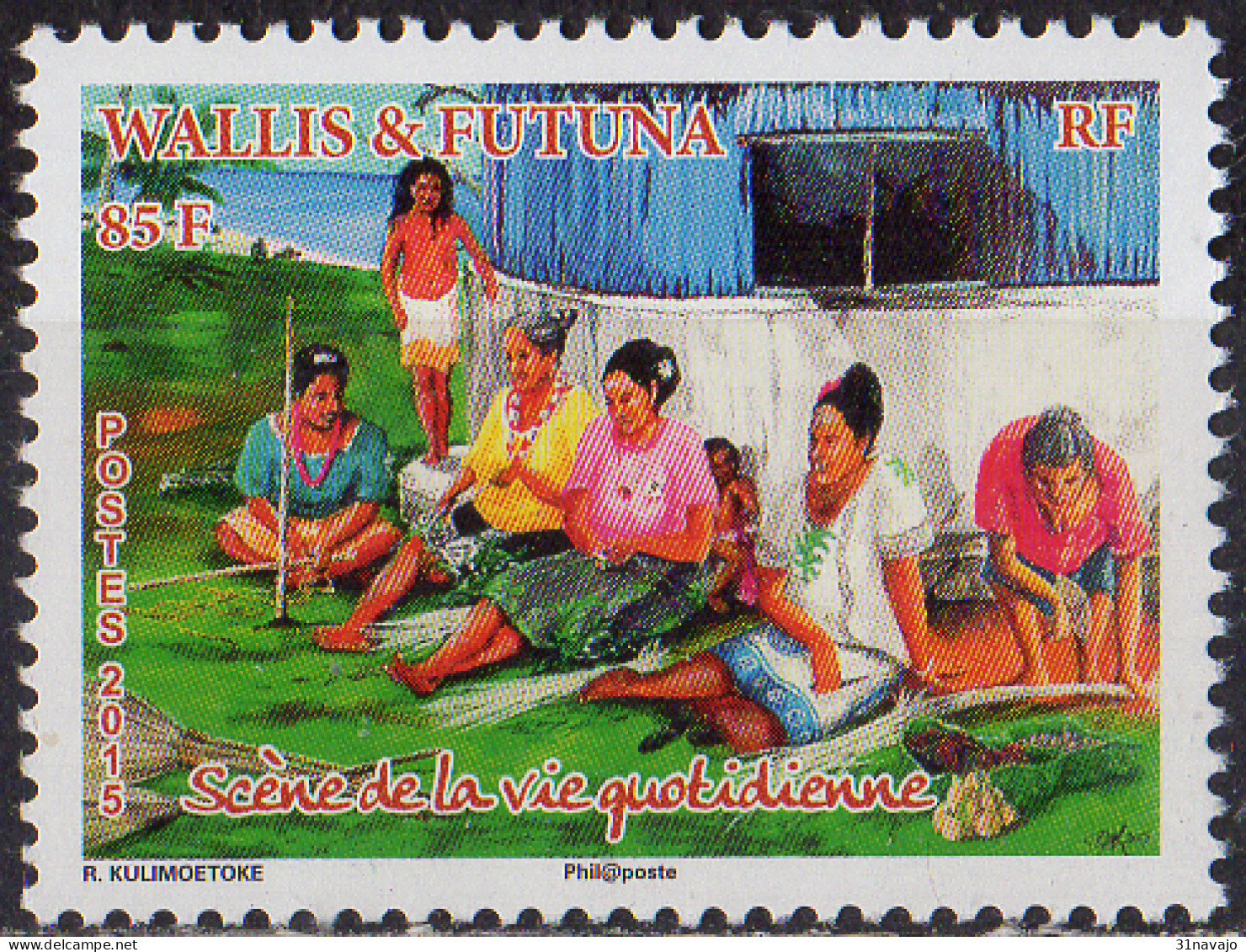 WALLIS ET FUTUNA - Scènes De La Vie Quotidienne - Unused Stamps