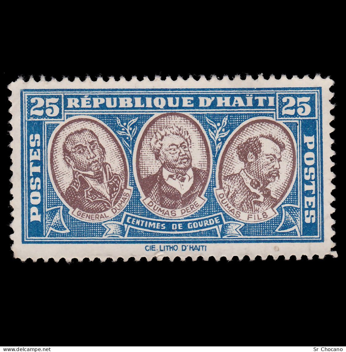 HAITI STAMP.1935.Dumasn.25c.SCOTT 336.MNG - Haïti