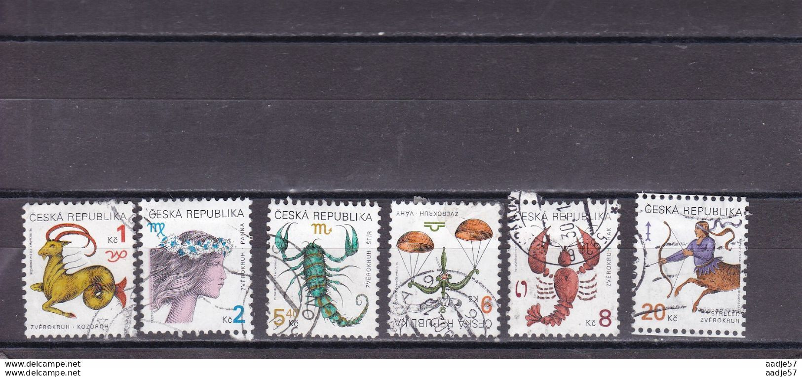 Czech Republic Tierkreiszeichen Zodiac1999  Used - Gebraucht