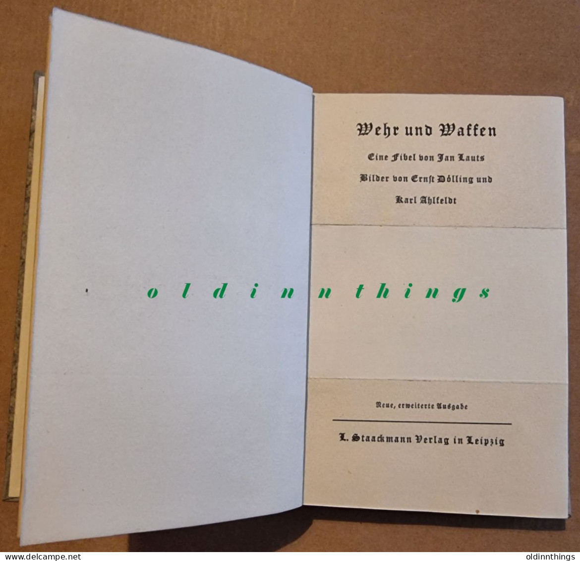 Wehr Und Waffen Eine Fibel Von Jan Lauts Staakmann-Verlag Um 1940 - Duits