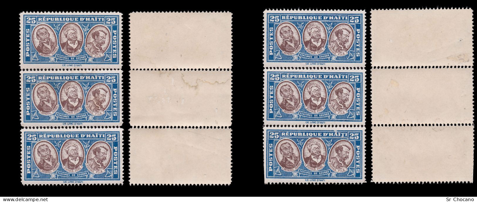 HAITI STAMP.1935. Dumas.25c.SCOTT 336.2 BLQ 3.MNG - Haïti