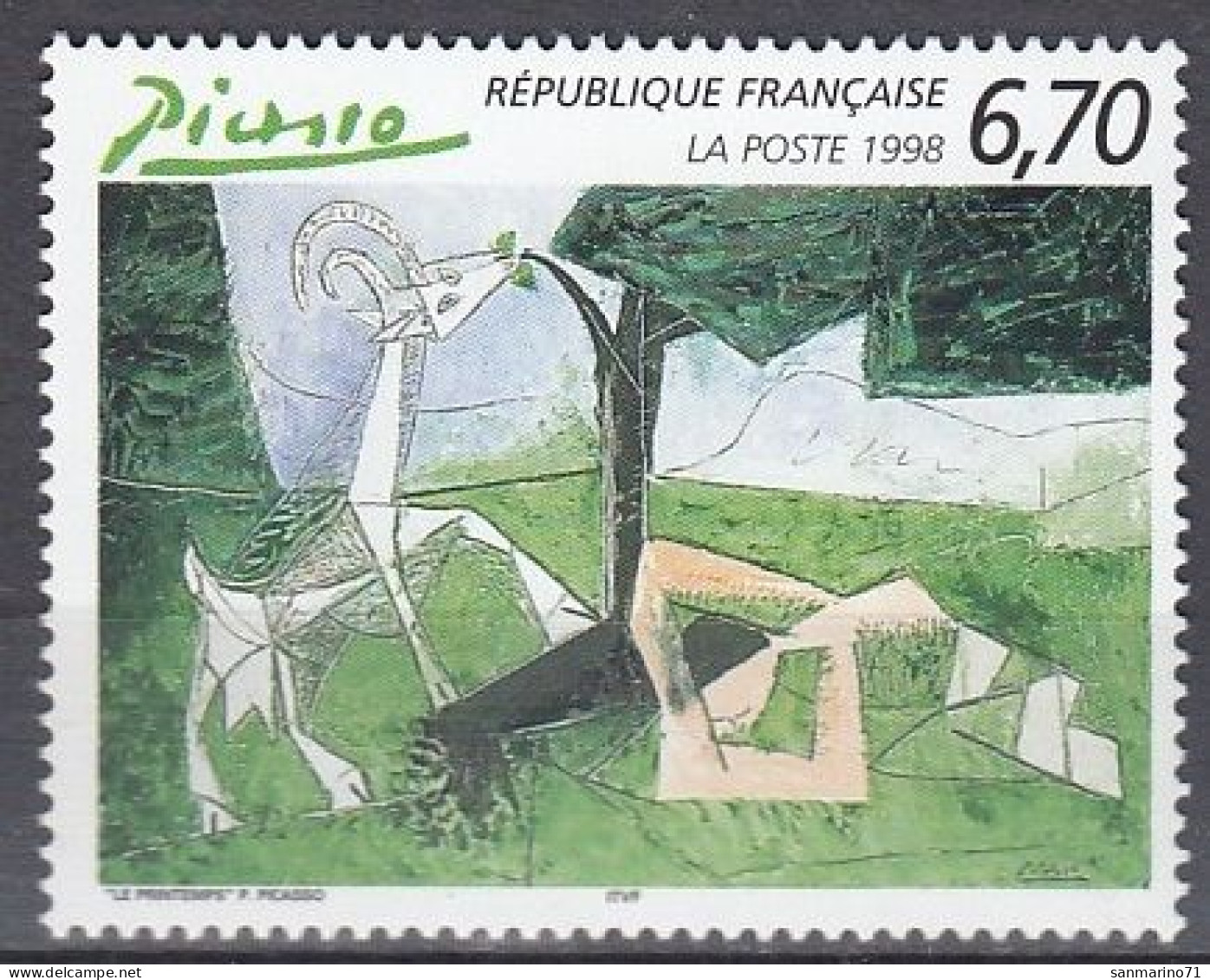 FRANCE 3302,unused - Picasso