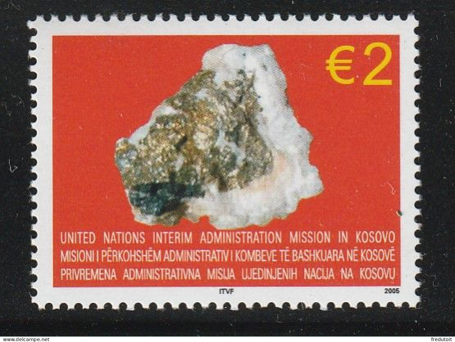 KOSOVO - N°42 ** (2005) Minéraux - Unused Stamps