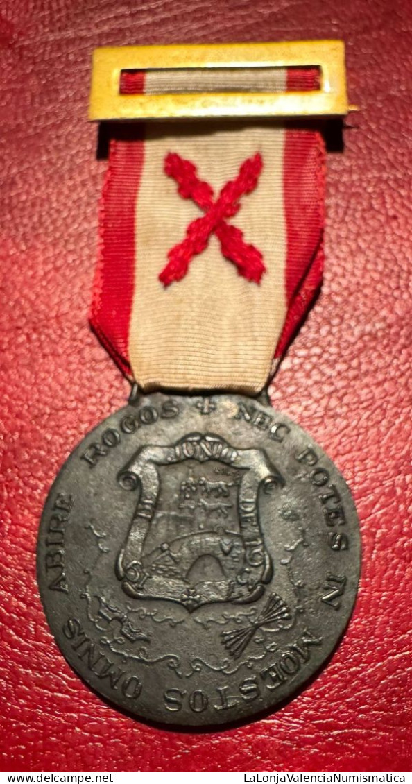 España Medalla Señorío De Vizcaya Ciudad De Bilbao En Hierro Para Combatientes PG 903c - Sonstige & Ohne Zuordnung