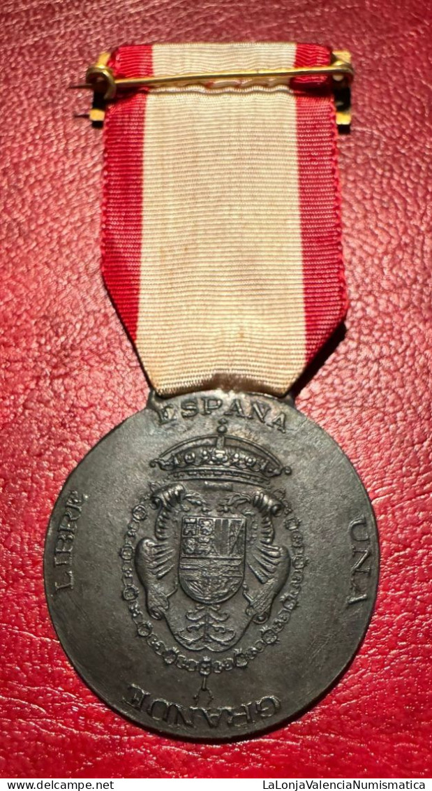 España Medalla Señorío De Vizcaya Ciudad De Bilbao En Hierro Para Combatientes PG 903c - Sonstige & Ohne Zuordnung
