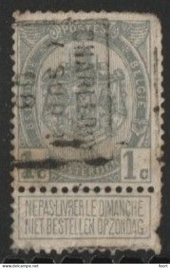 Charleroy Sud  1907  Nr. 975B Hoekje Rechtsboven - Roller Precancels 1900-09
