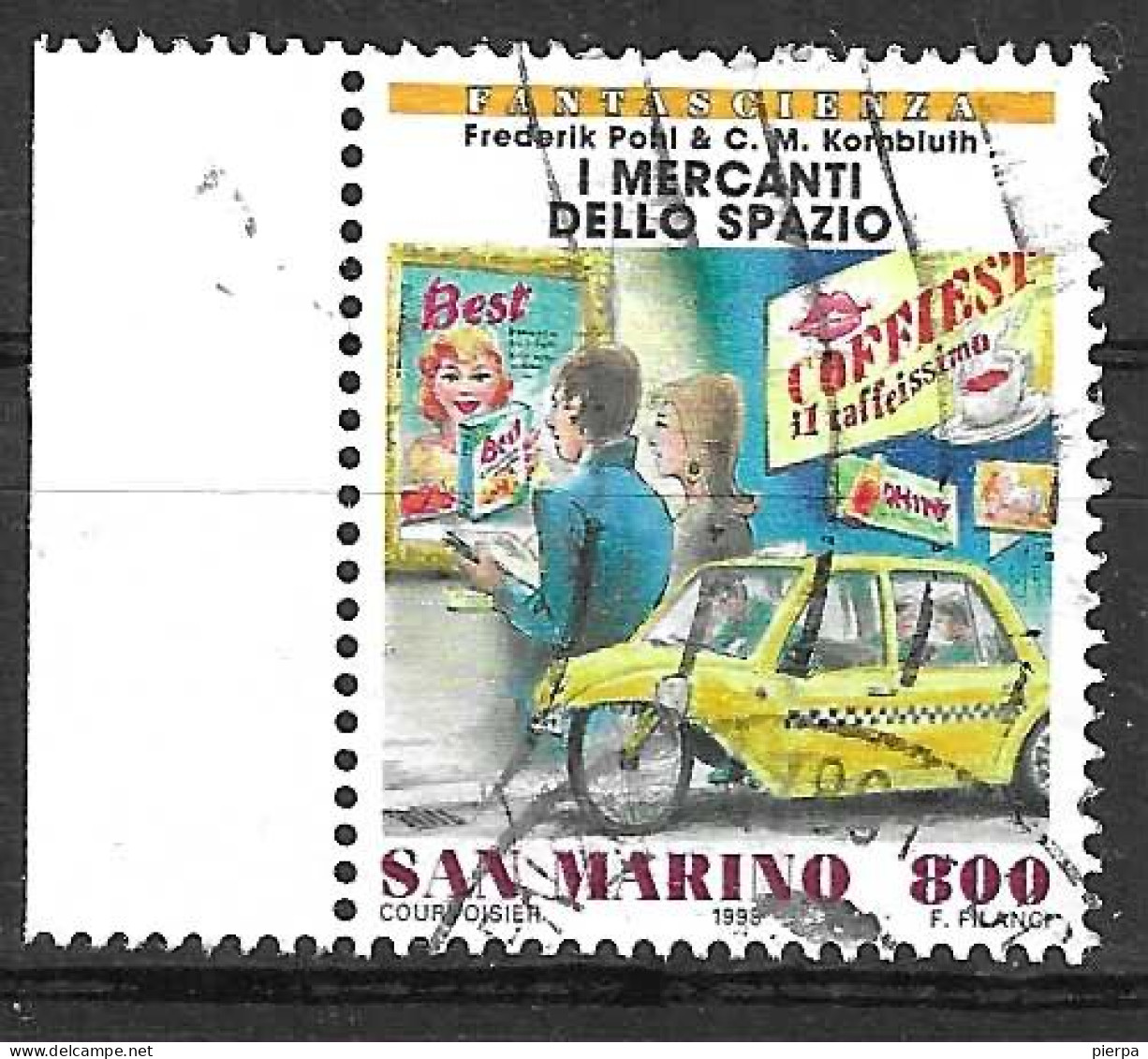 SAN MARINO - 1998 - SECOLO FANTASCIENZA -  USAT0 ( YVERT 1587- MICHEL 1794 - SS 1635) - Usados