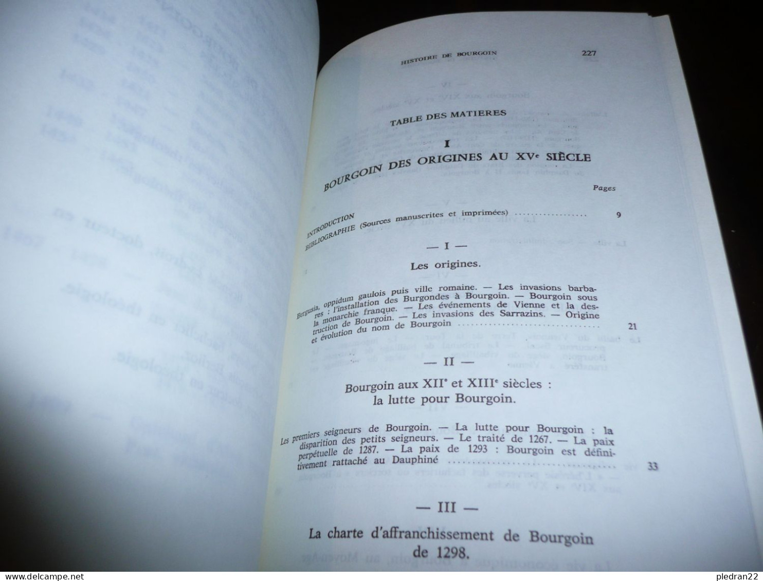 ANDRE COMTE HISTOIRE DE BOURGOIN DES ORIGINES A LA REVOLUTION ISERE DAUPHINE ERIC BELLIER EDITEUR 1984 - Ohne Zuordnung