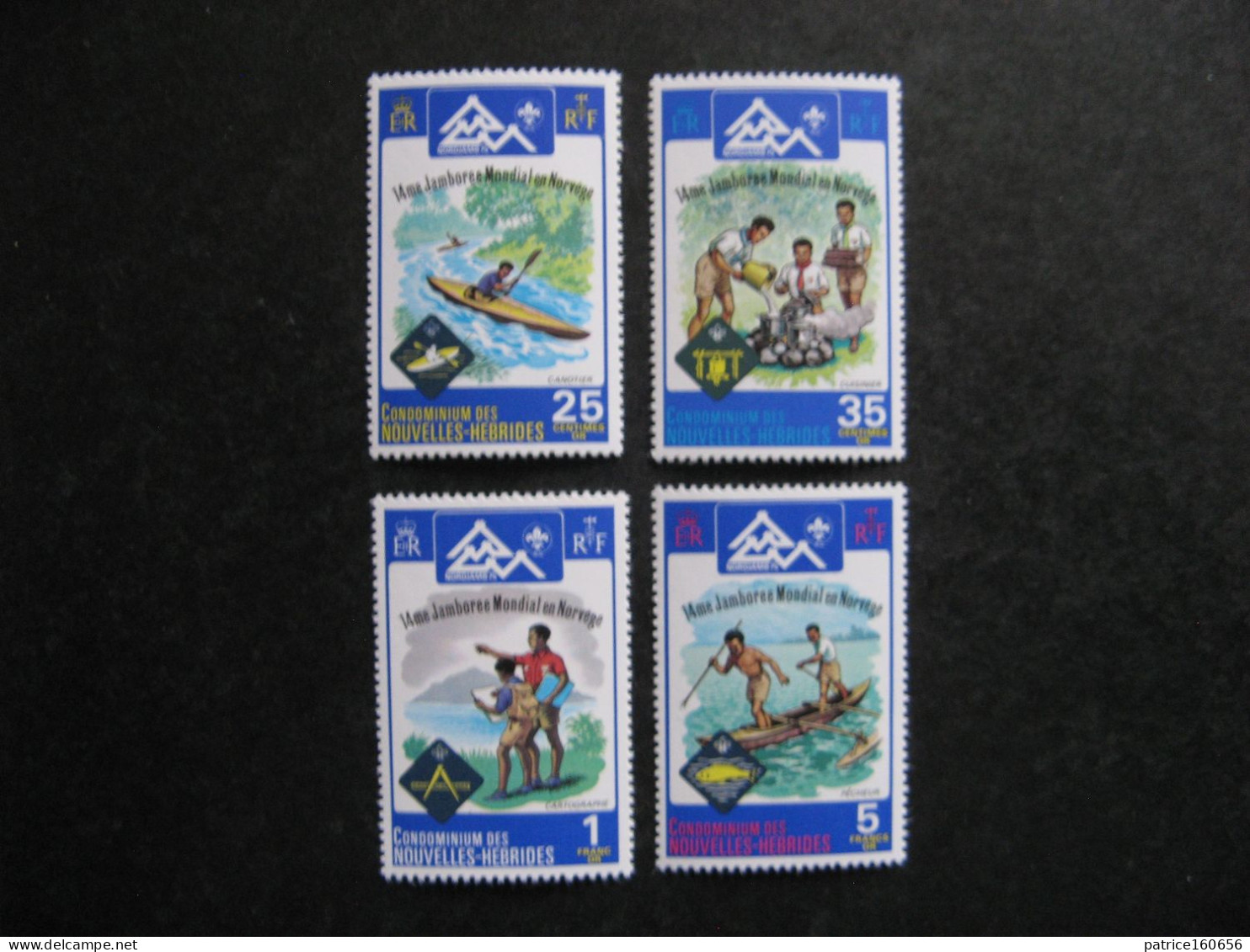 Nouvelles-Hébrides: TB Série N° 410 Au N° 413, Neufs XX. - Unused Stamps