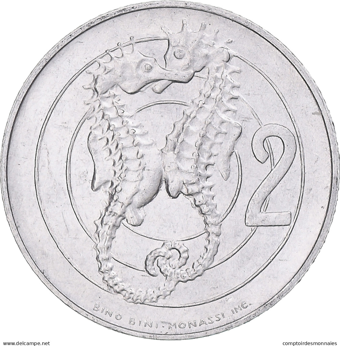 Monnaie, Saint Marin , 2 Lire, 1975, SPL, Aluminium, KM:41 - San Marino