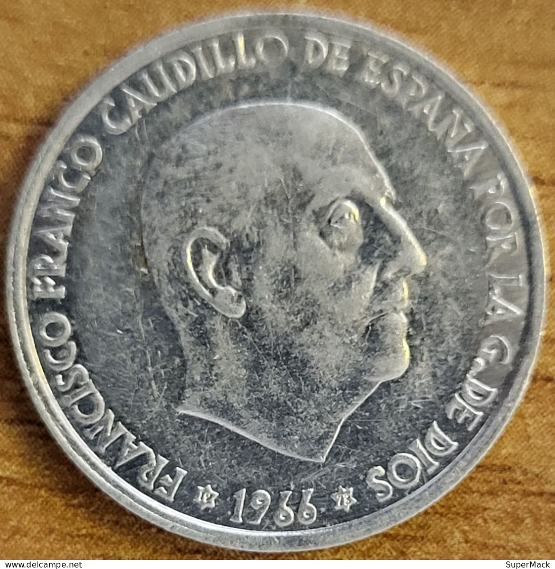 ESPAGNE 50 Centimos 1966 (73) CAL#120 KM#795 SPL - 50 Centesimi