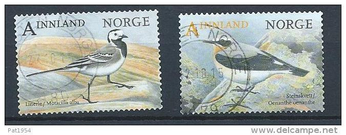 Norvège 2015 N°1835/1836 Oblitérés Oiseaux - Used Stamps