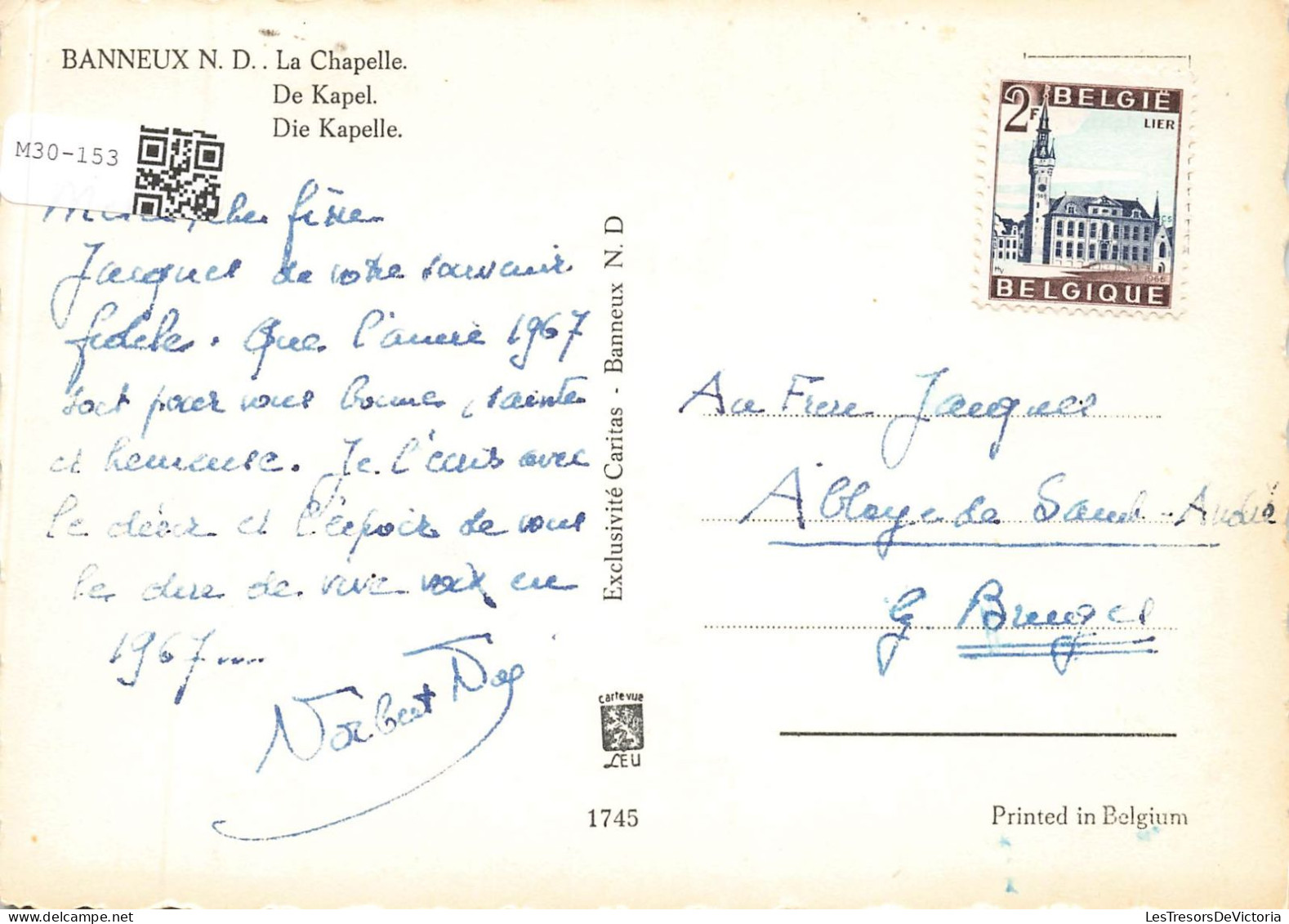 BELGIQUE - Banneux - Sprimont - Vue Générale De La Chapelle - Carte Postale Ancienne - Sprimont