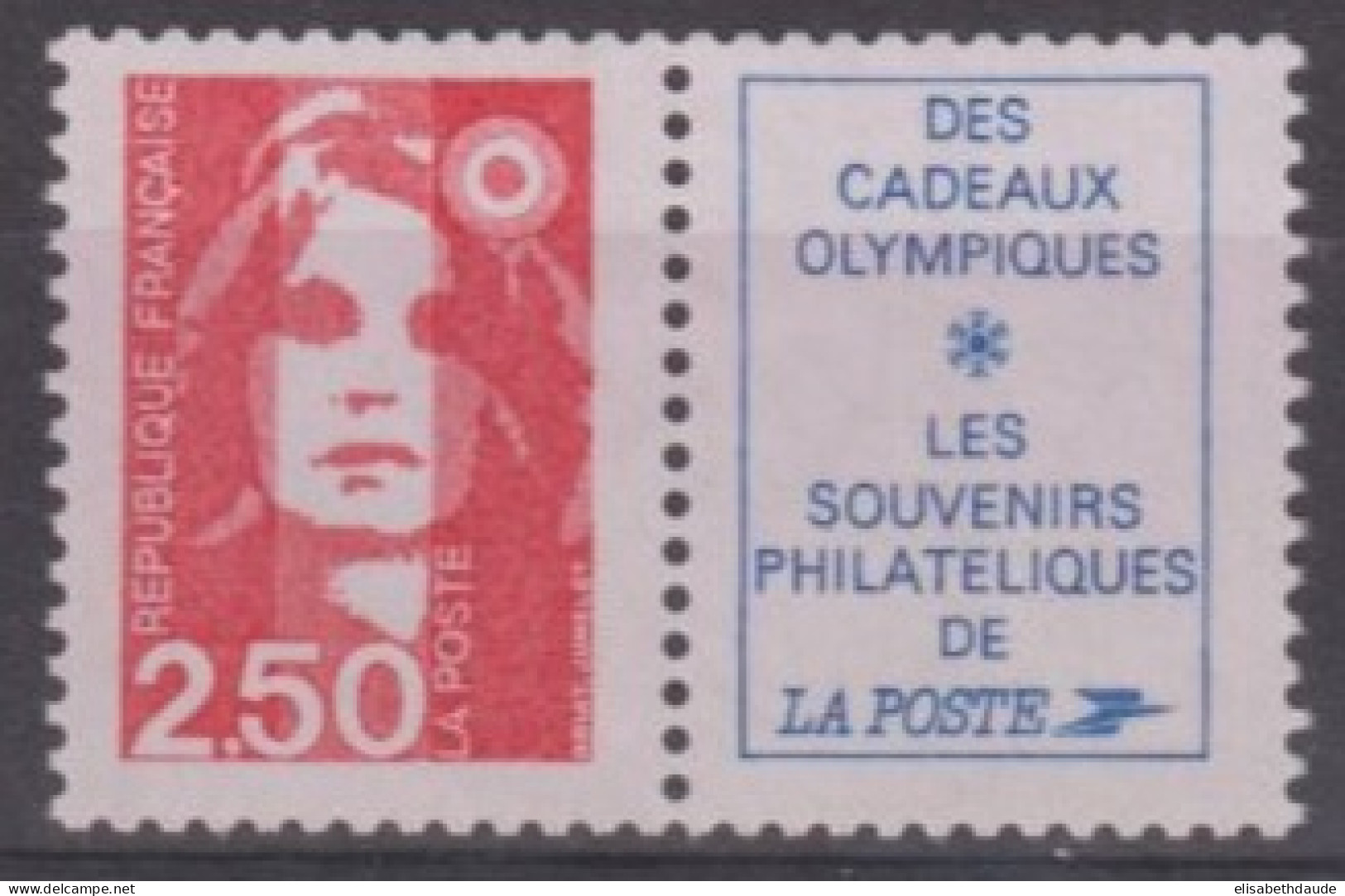 BRIAT - 1991 -  YVERT N° 2715a ** MNH - JEUX OLYMPIQUES - 1989-1996 Maríanne Du Bicentenaire