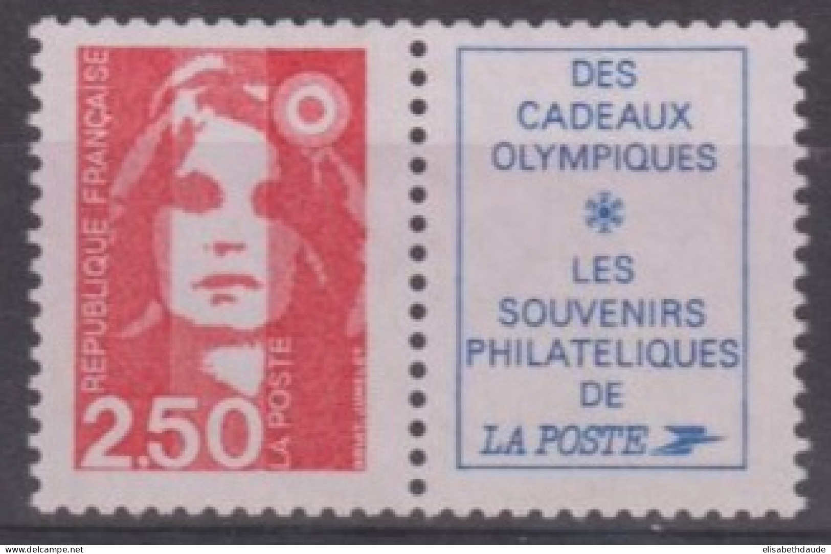 BRIAT - 1991 -  YVERT N° 2715a ** MNH - JEUX OLYMPIQUES - 1989-1996 Bicentenial Marianne
