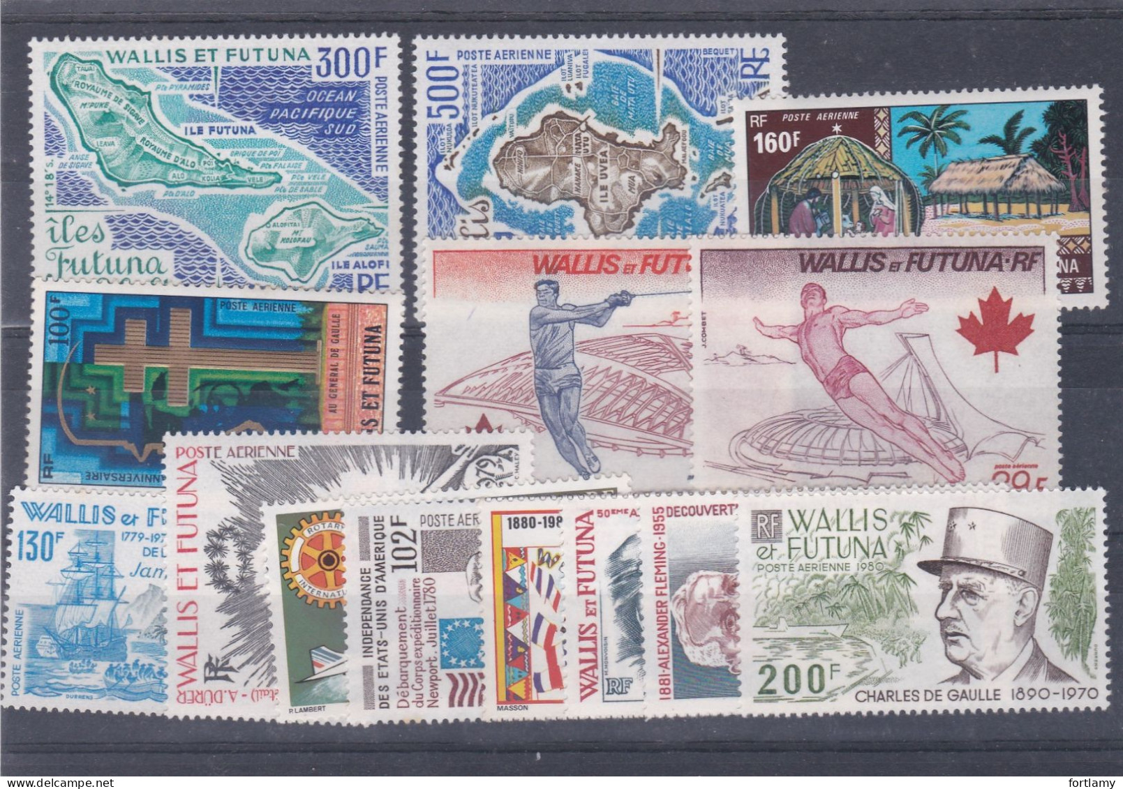 LOT 362  WALLIS ET FUTUNA  PA  N°80-81-85-74-72-73-97-100-101-102-103-104-105-106 ** - Nuovi