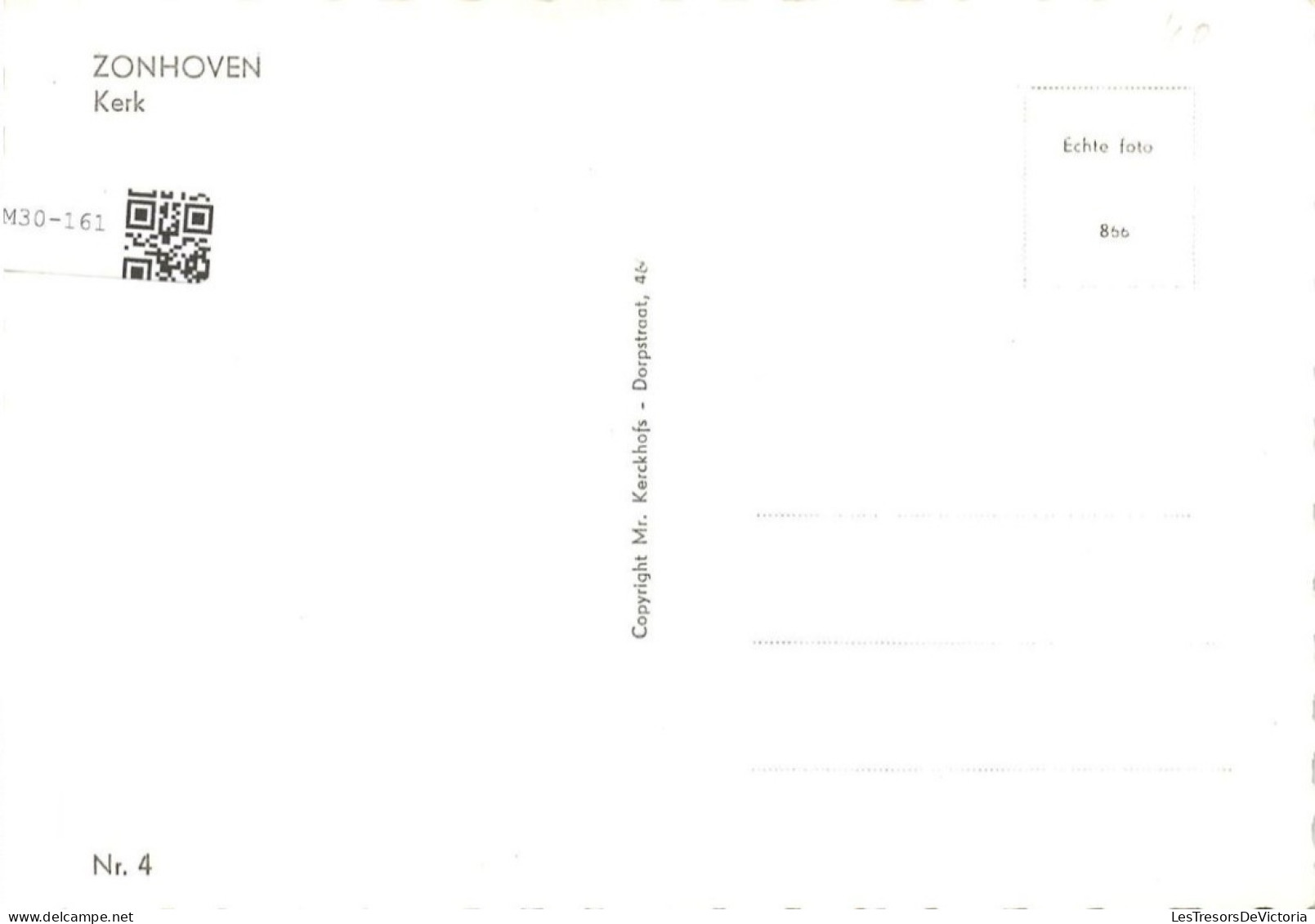 BELGIQUE - Zonhoven - Vue Générale De L'église - Carte Postale Ancienne - Zonhoven