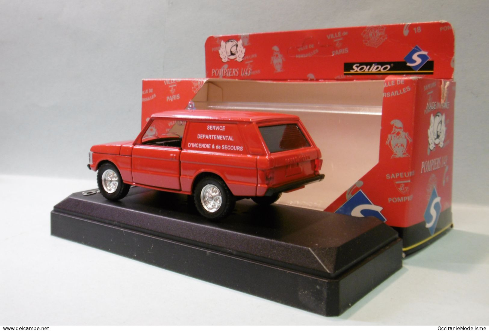 Solido - RANGE ROVER 1978 Pompiers Réf. 4803 BO 1/43 - Solido