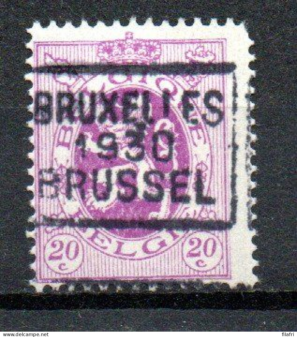 5874 Voorafstempeling Op Nr 281 - BRUXELLES 1930 BRUSSEL - Positie C - Rollo De Sellos 1930-..