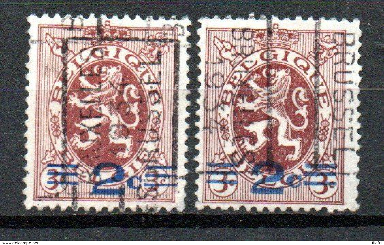 6040 Voorafstempeling Op Nr 315 - BRUXELLES 1934 BRUSSEL - Positie A & B - Roulettes 1930-..