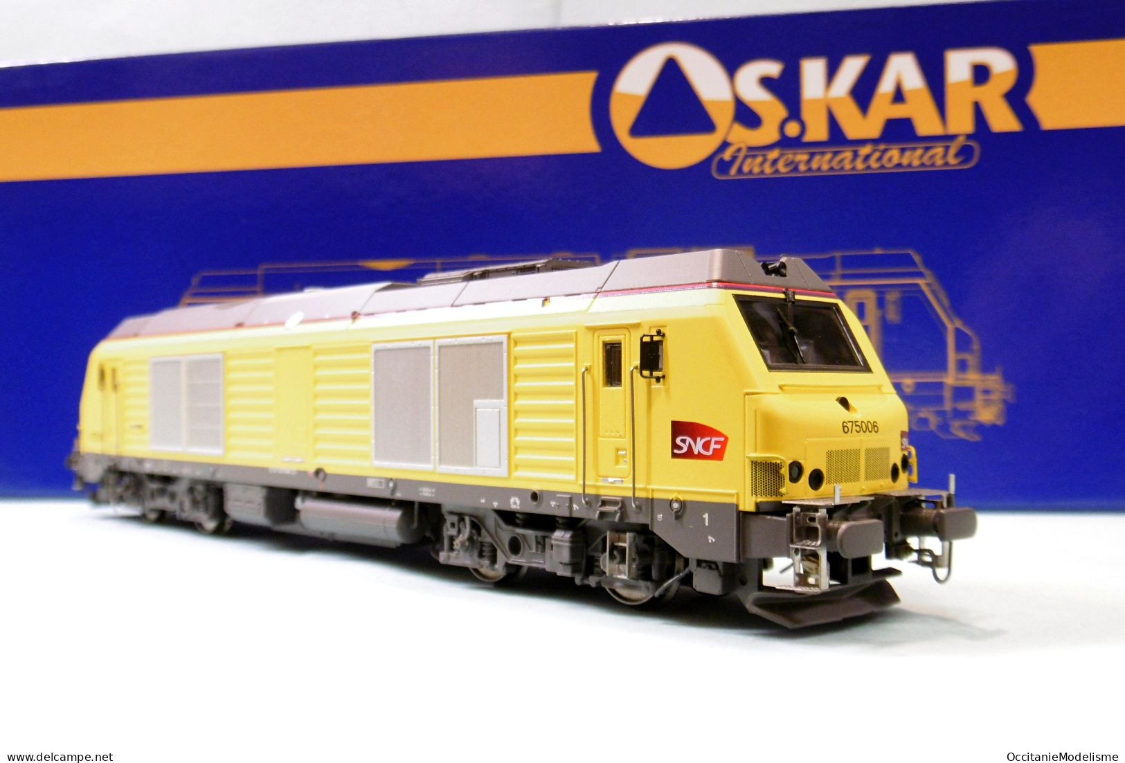 Oskar - Locomotive Diesel BB 75006 SNCF Infra Réf. OS7503 Neuf NBO HO 1/87 - Loks