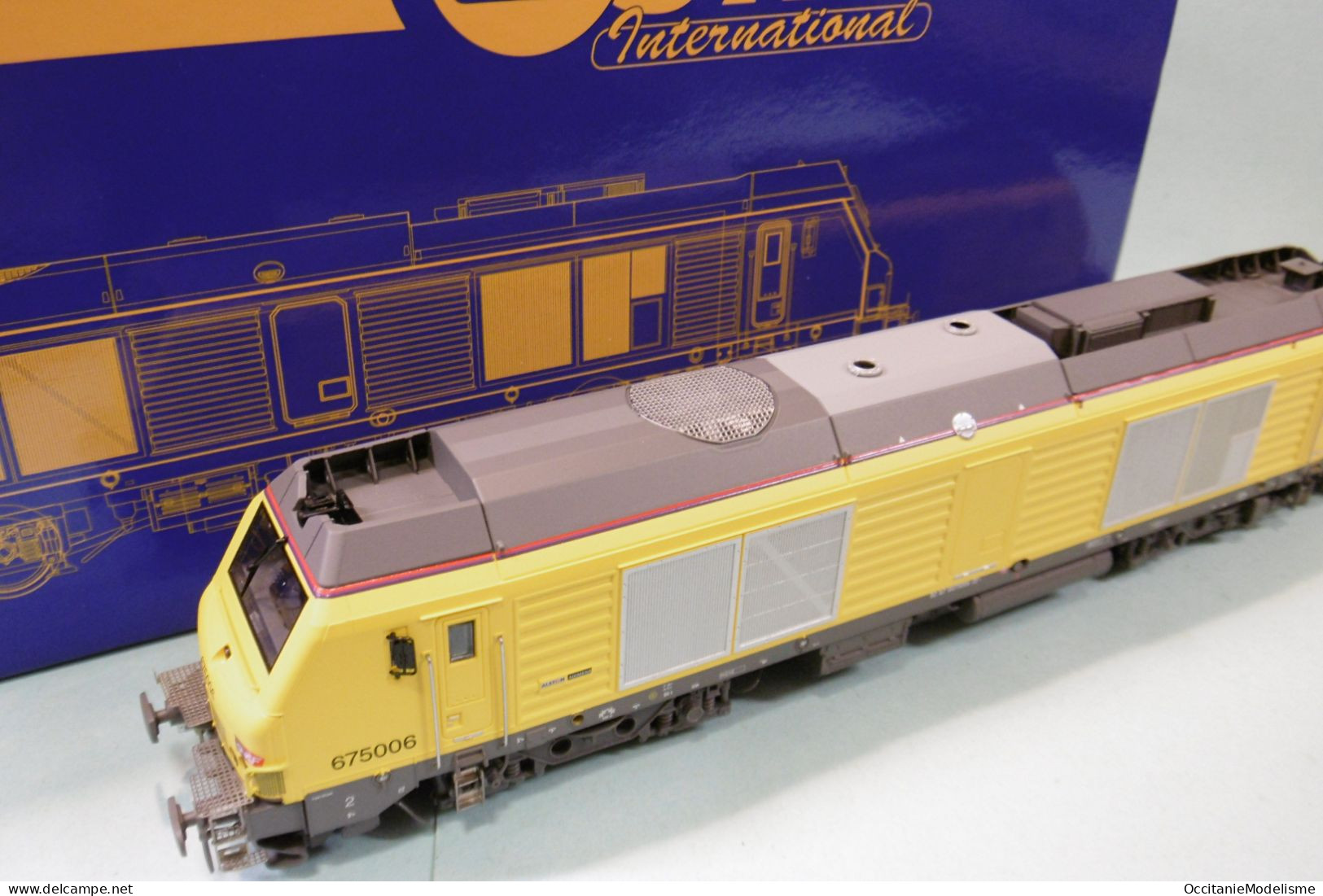 Oskar - Locomotive Diesel BB 75006 SNCF Infra Réf. OS7503 Neuf NBO HO 1/87 - Locomotives