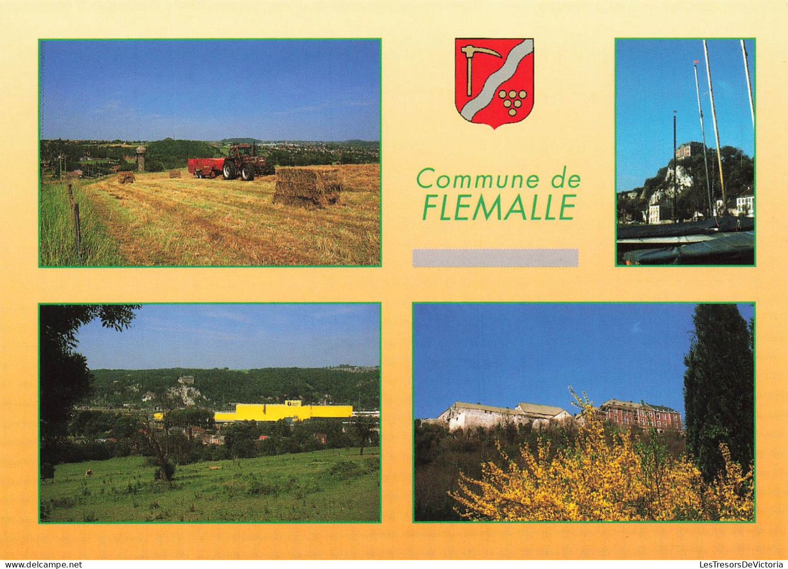 BELGIQUE - Flémalle - Mons - Chokier - Usine - Château D'Aigremont - Carte Postale - Flémalle