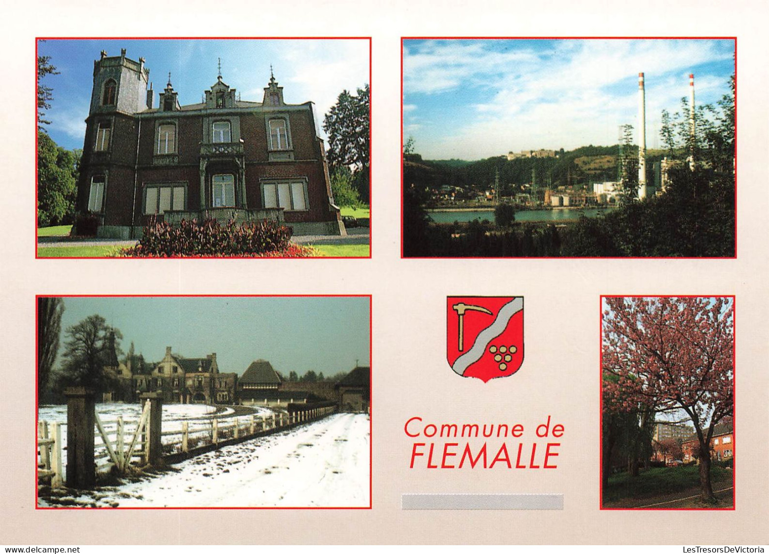 BELGIQUE - Flémalle - La Chataigneraie - Château D'Aigremont - Château Croix St Hubert - Carte Postale - Flémalle