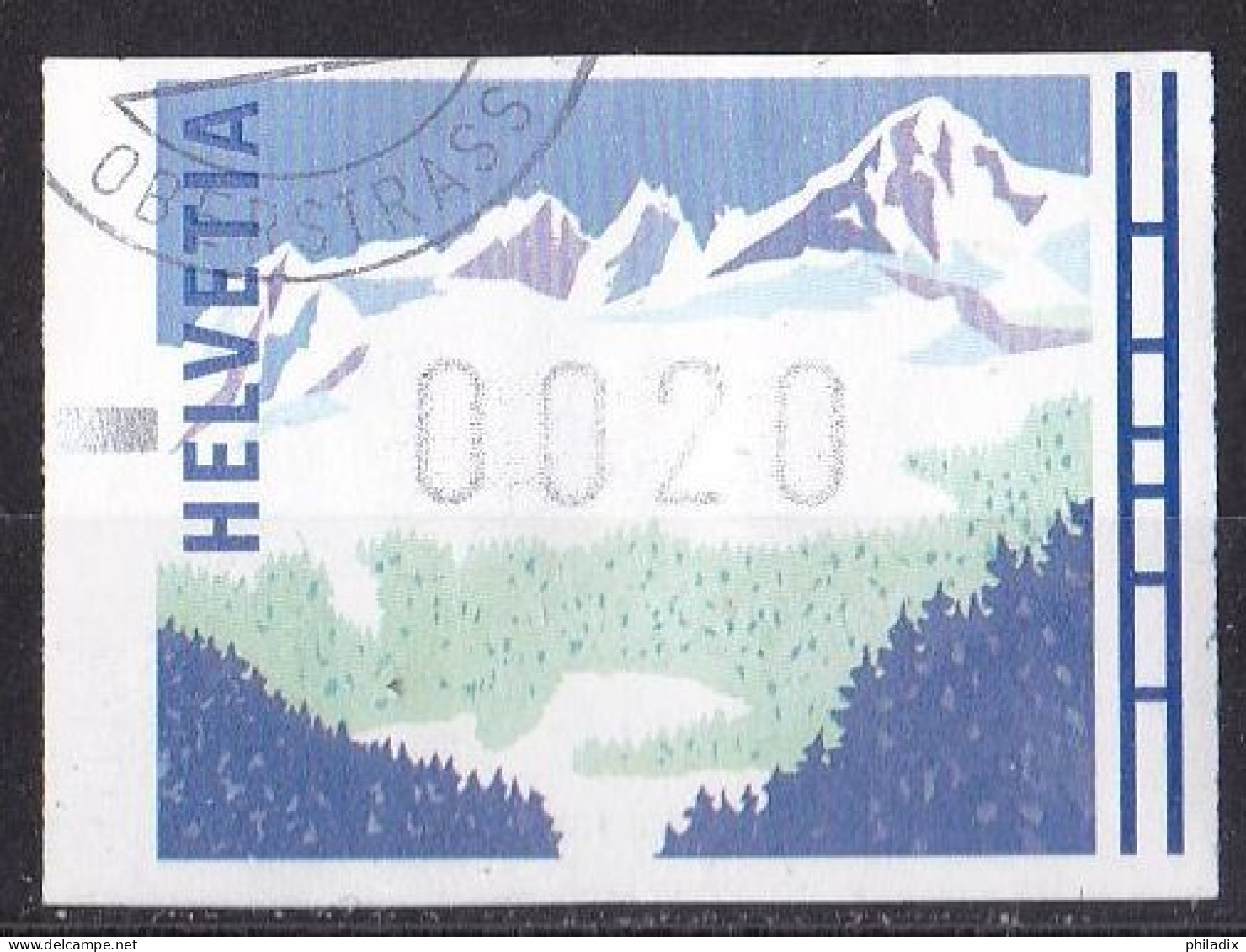 Schweiz Automatenmarke (0020) O/used (A3-56) - Automatic Stamps