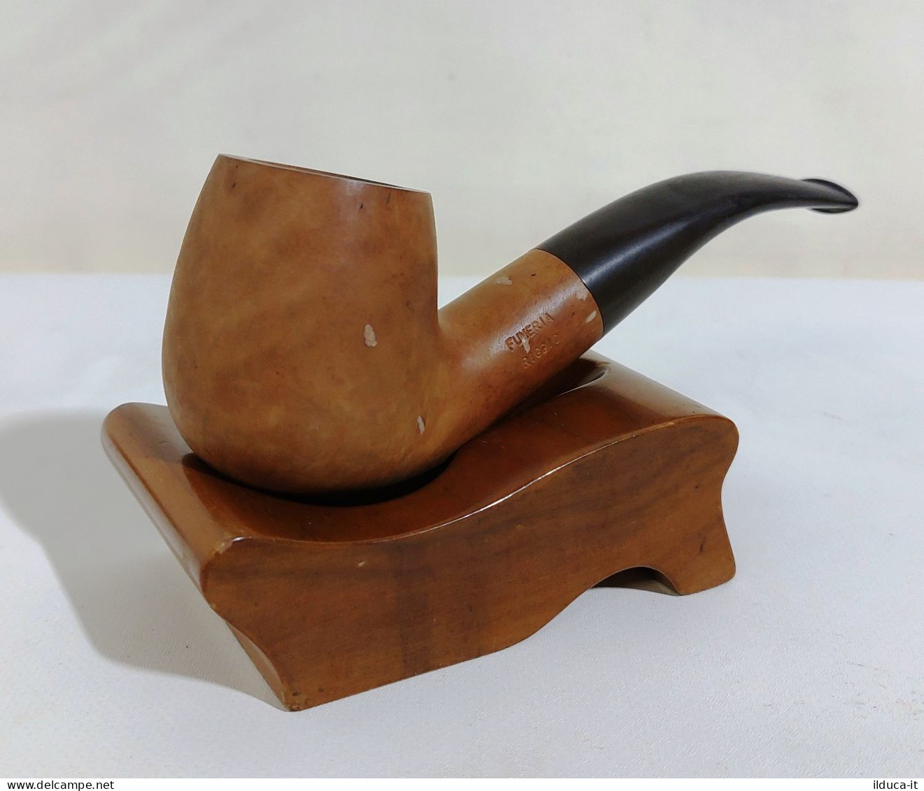 40114 Pipa FUMERIA RIGGIO - Made In Italy - Pipa Fumata - Heather Pipes