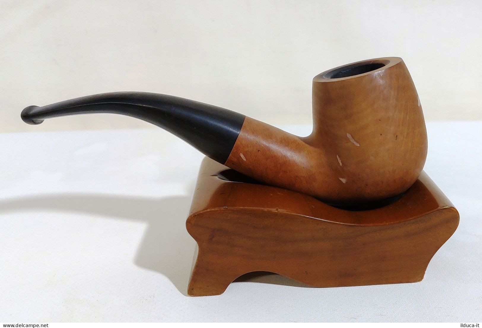 40114 Pipa FUMERIA RIGGIO - Made In Italy - Pipa Fumata - Pipes En Bruyère